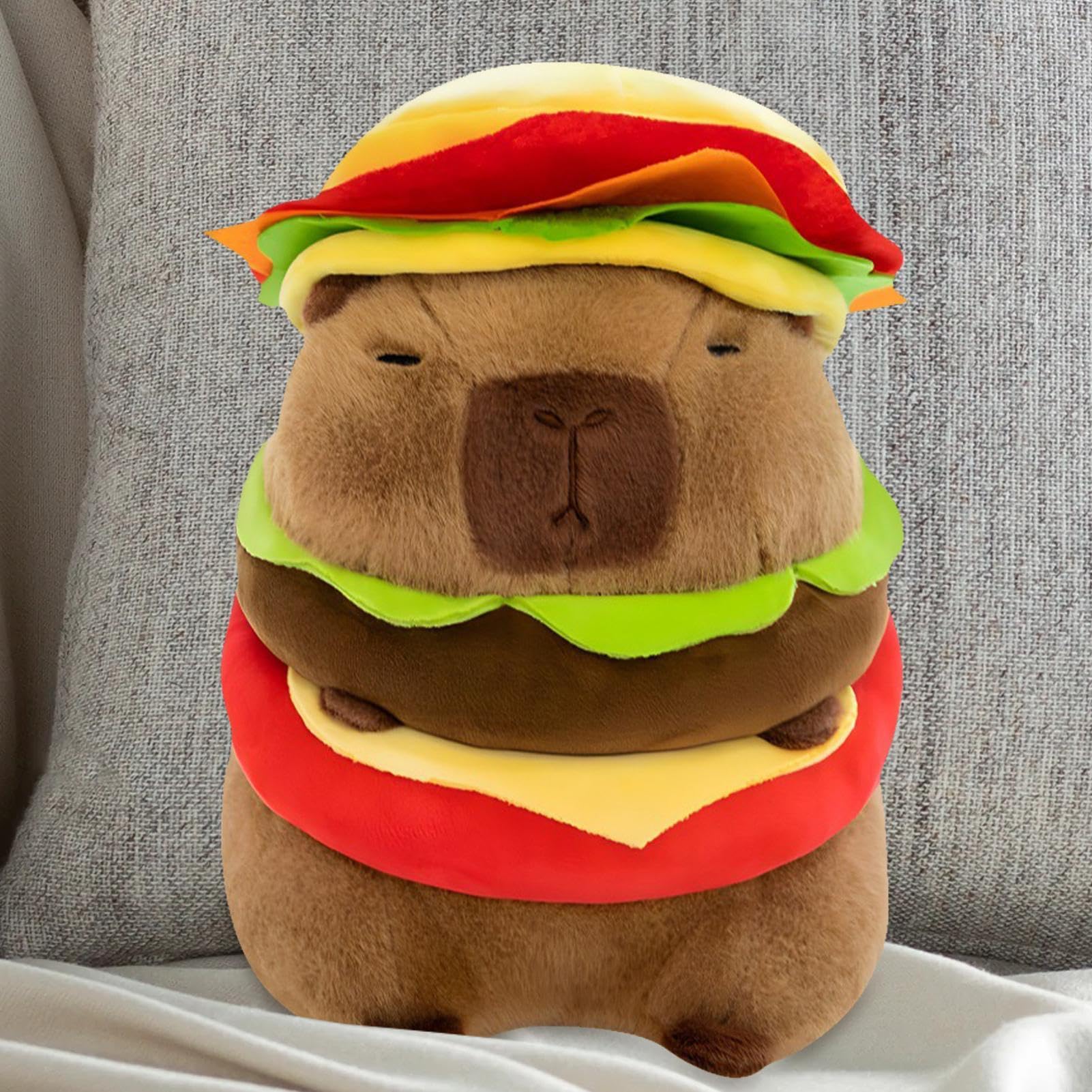 Amazon.co.jp: JIEBWCHA ハンバーガー カピバラぬいぐるみ カピバラ